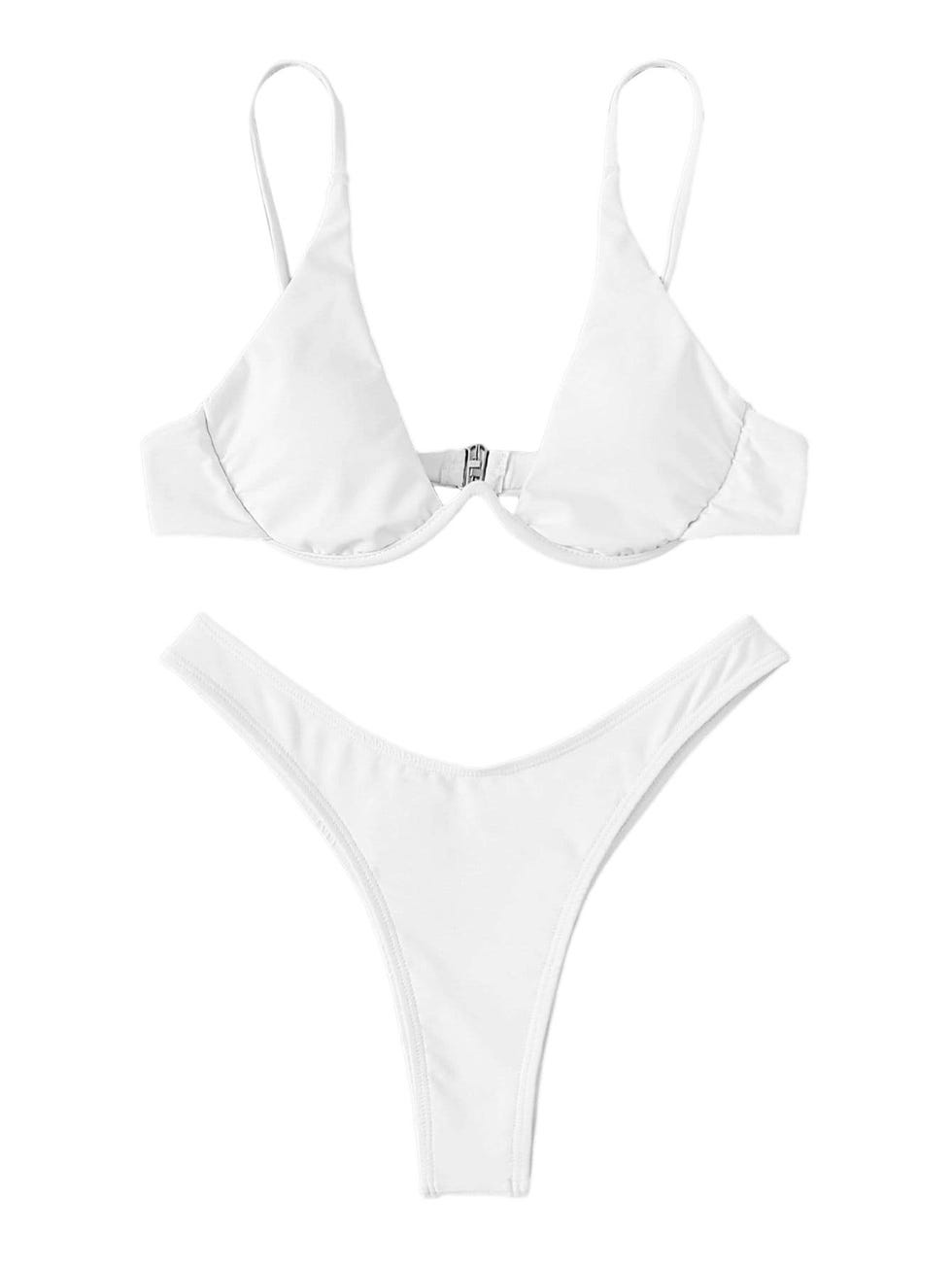 Shop Dupes of Alix Earle's White Bikini with Sheer Floral Knit Cover Up ...