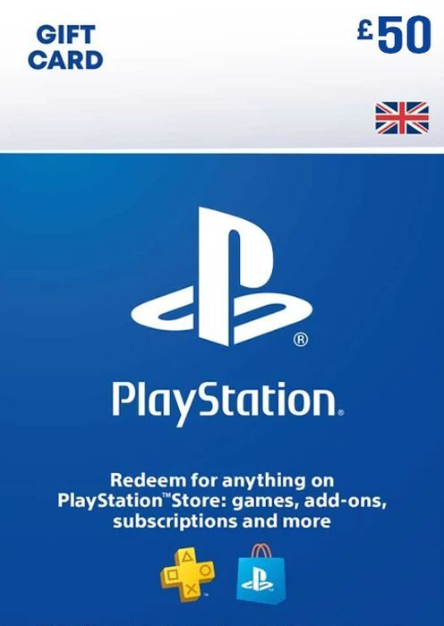 £50 PlayStation Network Top Up Card - PSN UK