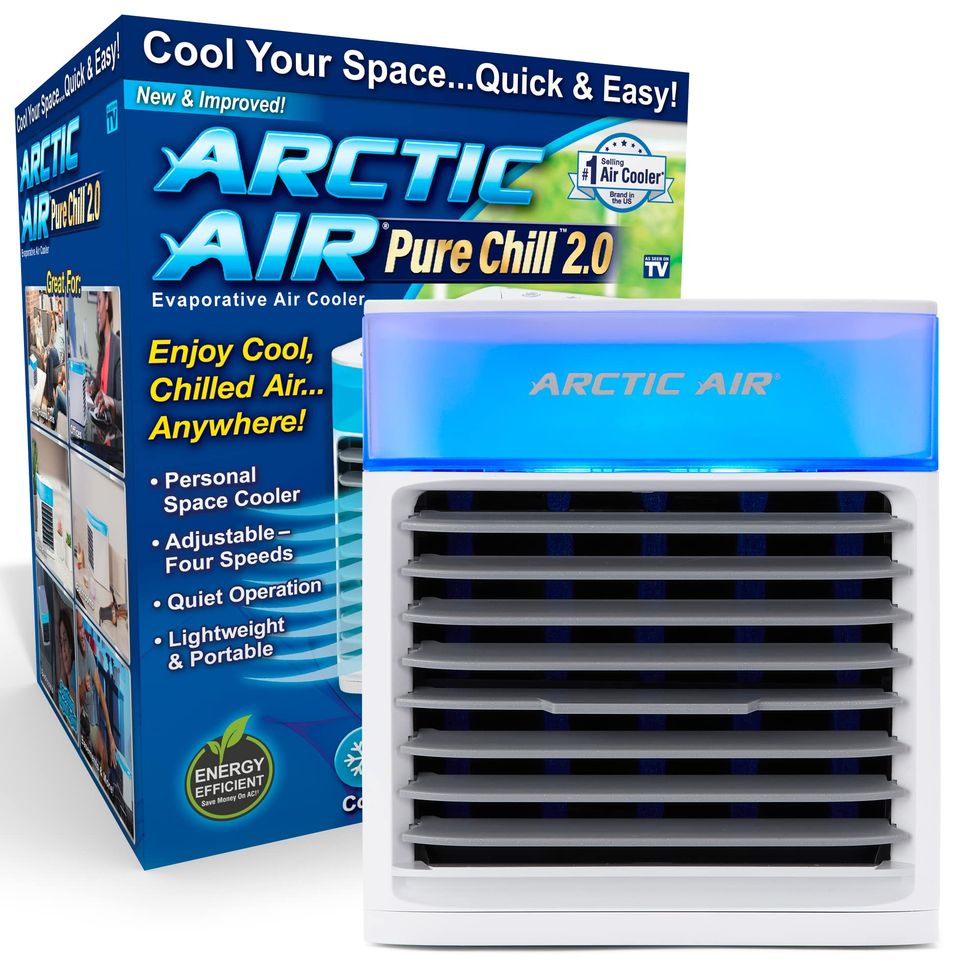 Arctic Air Outdoor Portable Evaporative Air Cooler, 3 Fan Speeds Cordless  Cooling