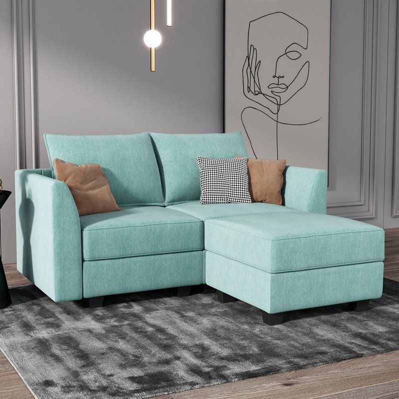 Veto Reversible Sofa & Chaise with Ottoman