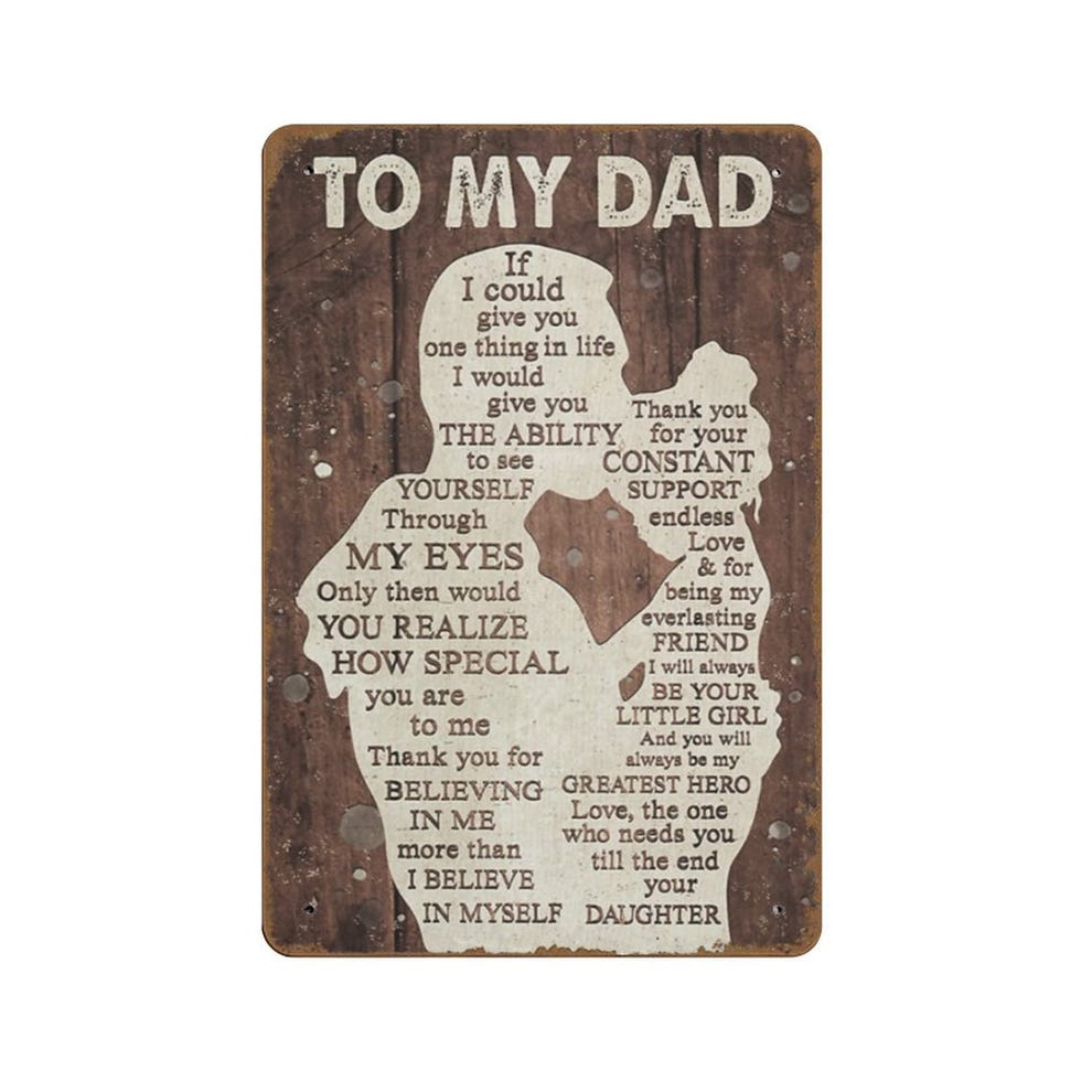 To My Dad Plaque 