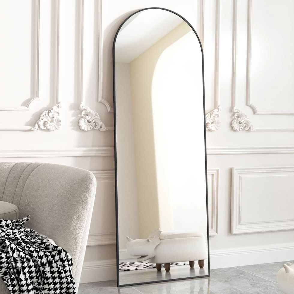 Arched Full Length Floor Mirror
