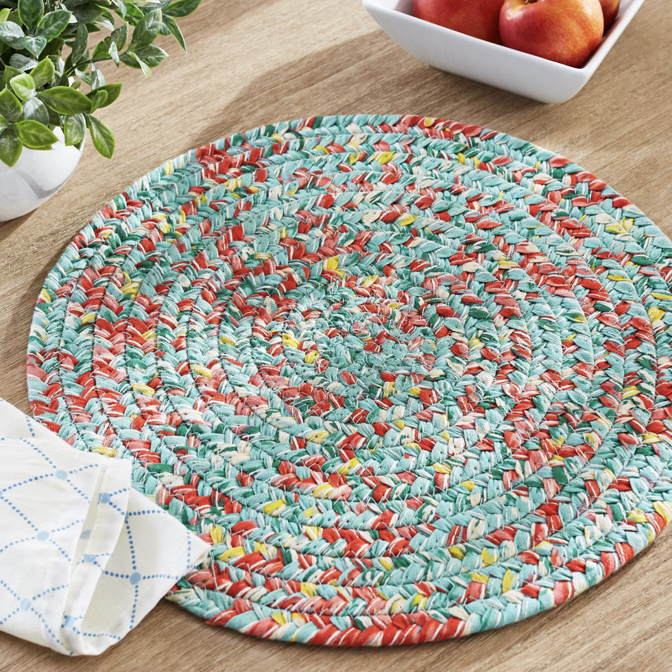 The Pioneer Woman Vintage Floral Reversible Round Placemat