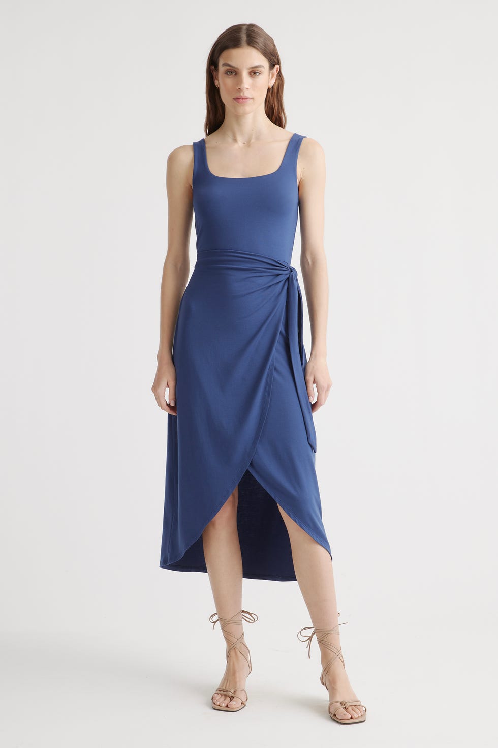 Tencel Jersey Side Tie Dress Tencel Jersey Side Tie Dress