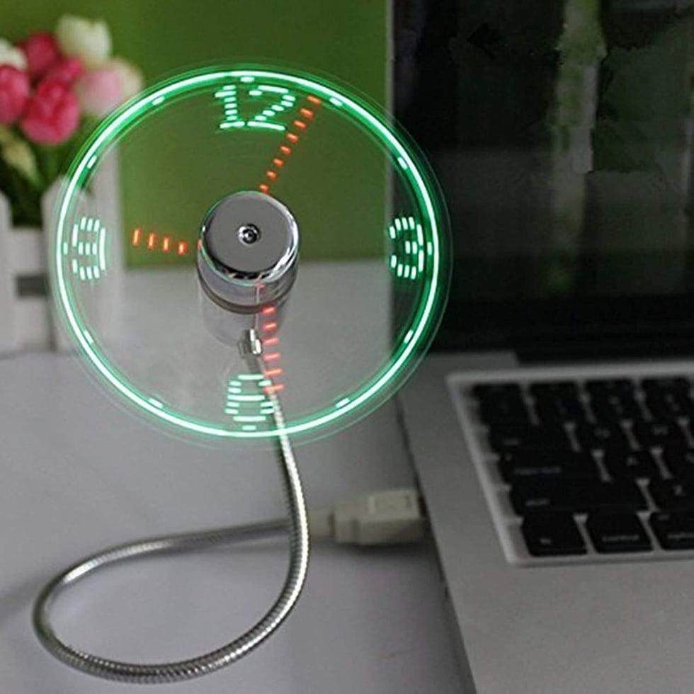 Clock Fan with Real Time Display