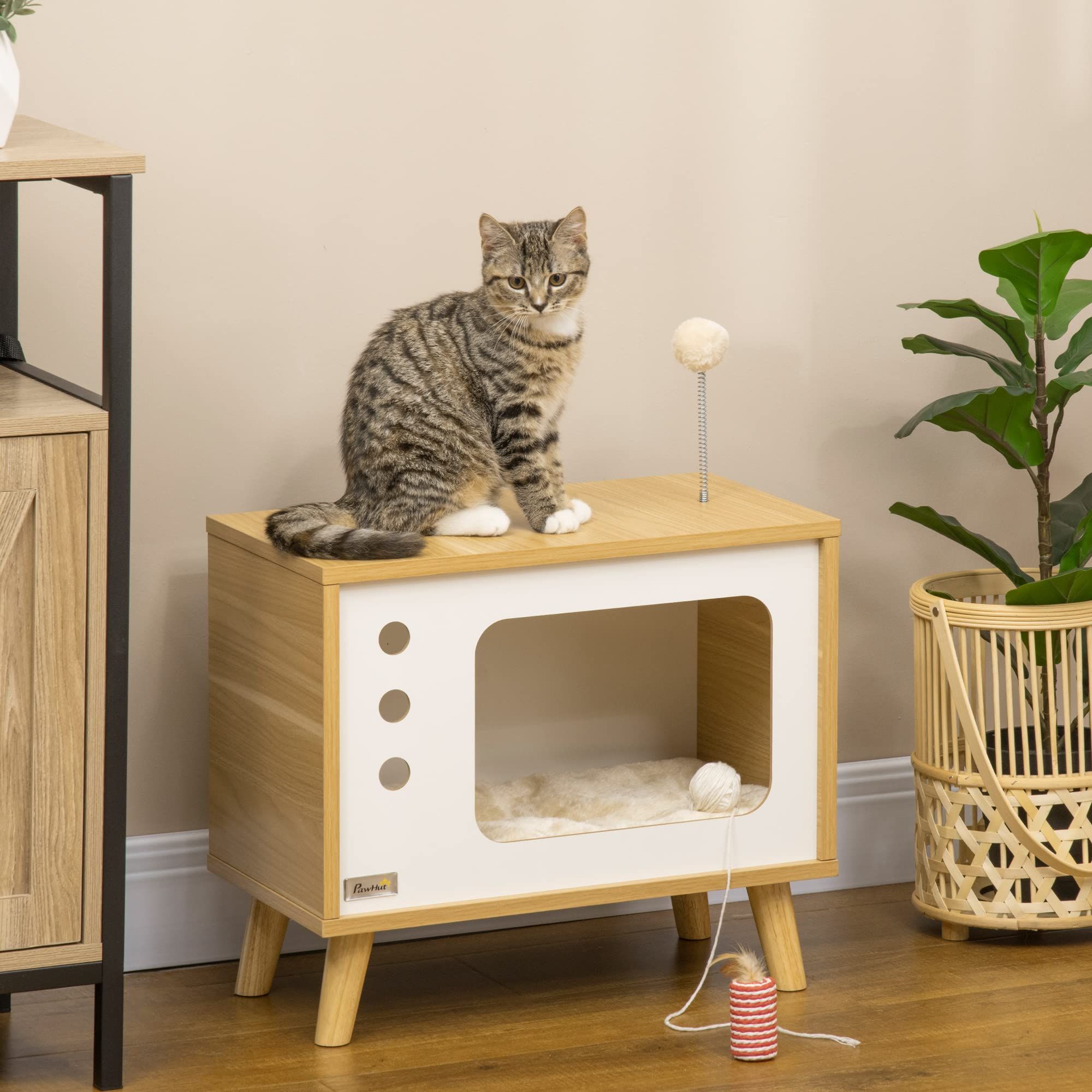 Camas para outlet gatos en madera