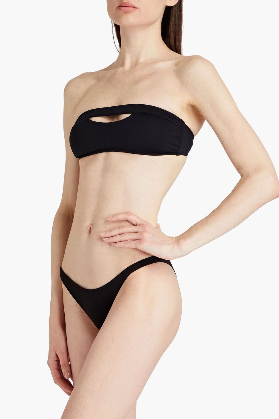 Ibiza cutout bandeau bikini top