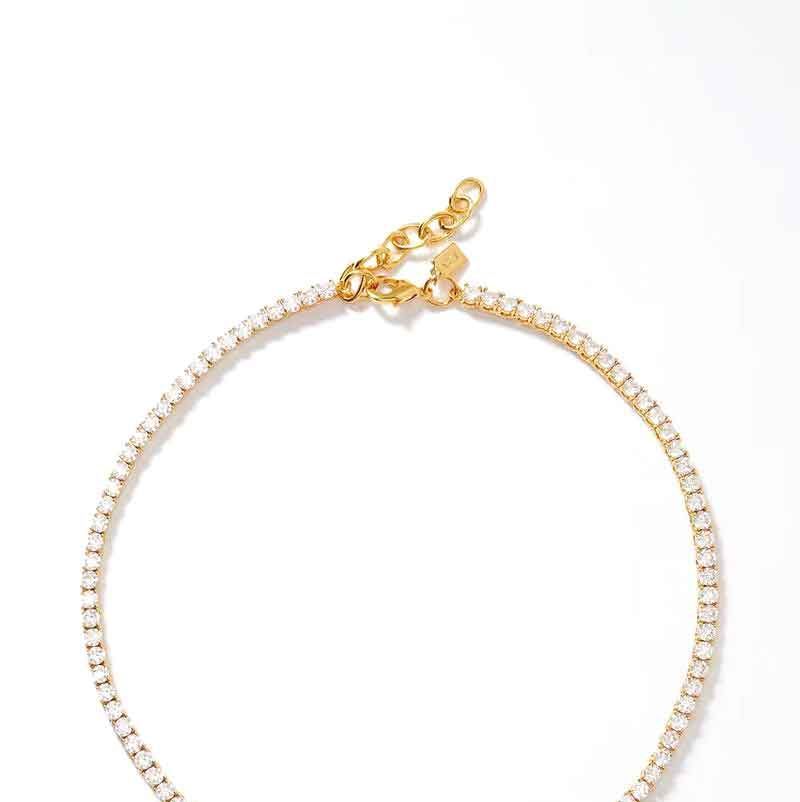 Serena Gold-Plated Cubic Zirconia Necklace