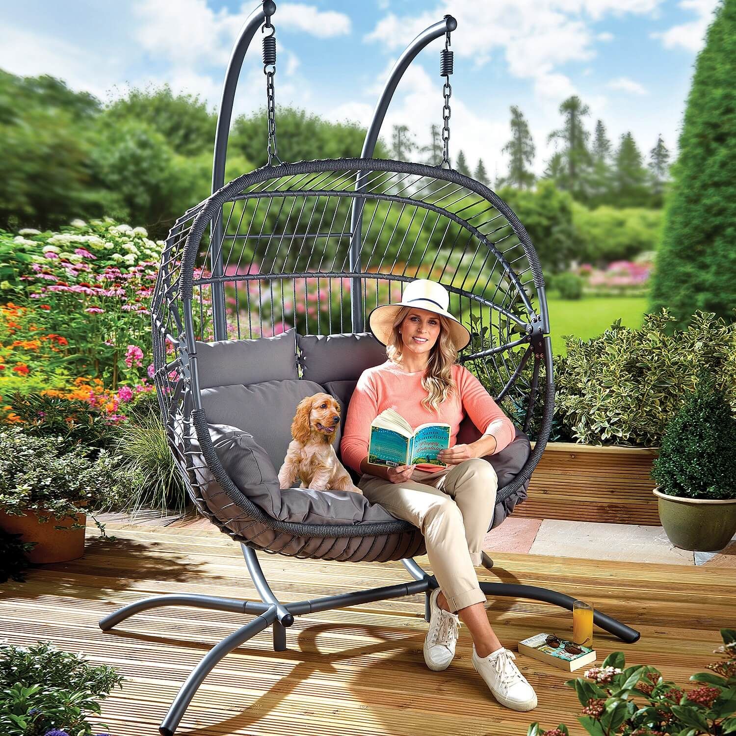 Best garden swing discount chairs