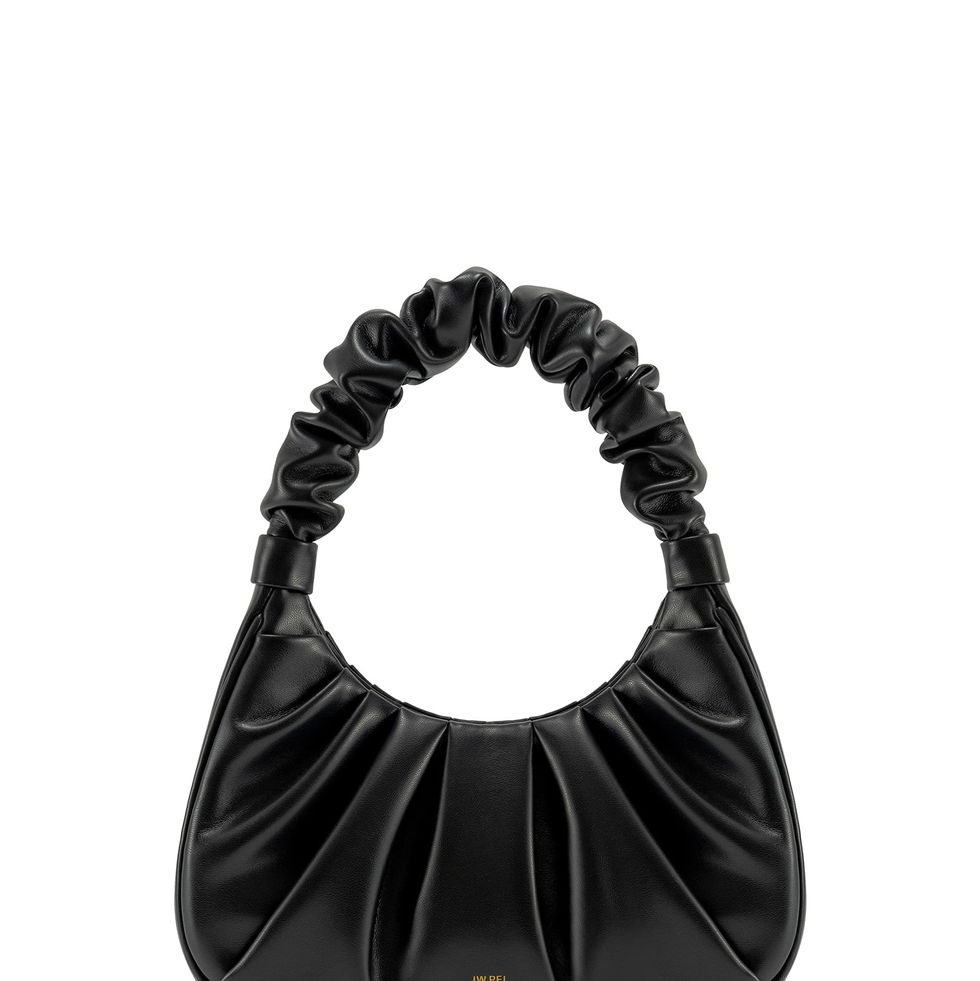 Women's Gabbi Ruched Hobo Handbag (Black)
