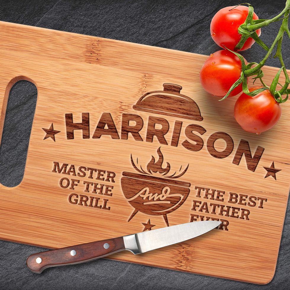 Amazing Items Personalized Dad Cutting Board 