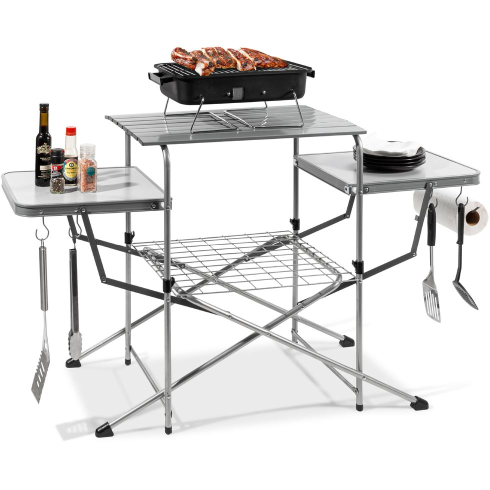 Best Choice Products Portable Folding Grill Table