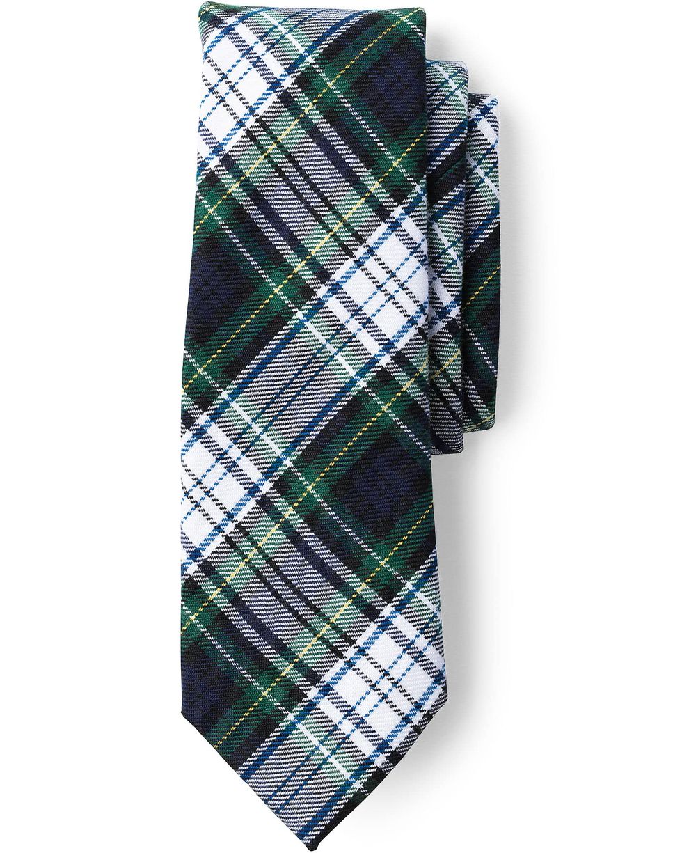 Uniform Plaid Tie
