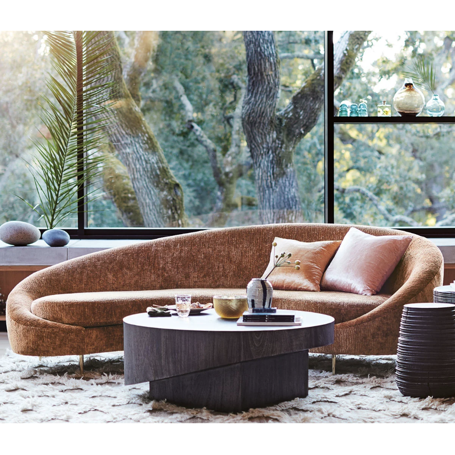Asymmetrical Serpentine Sofa