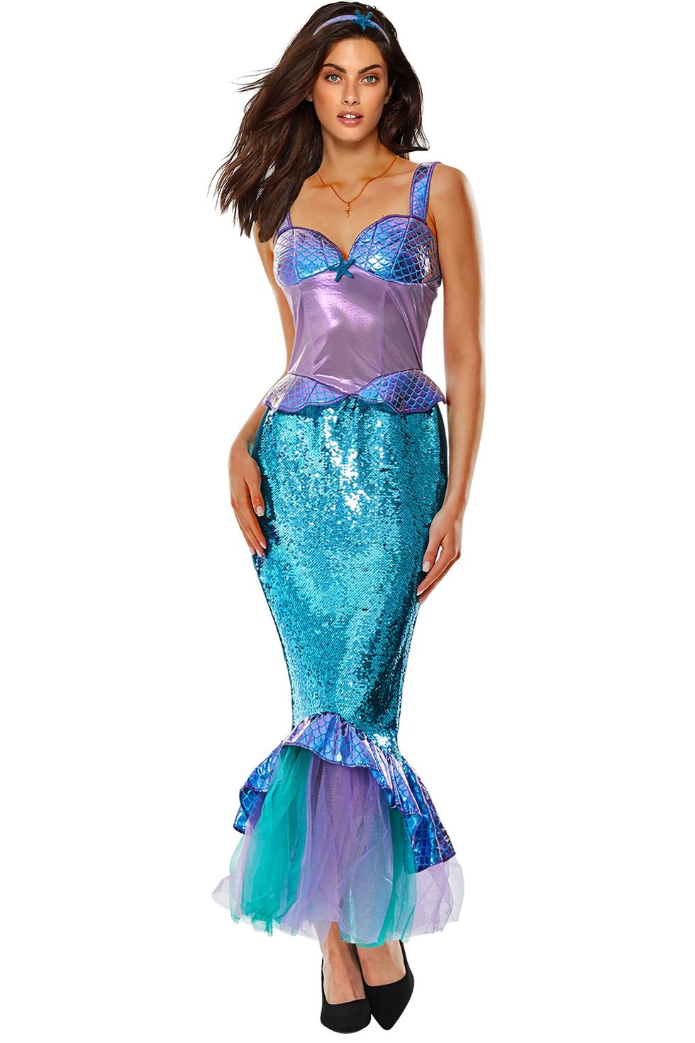 ReneeCho Womens Mermaid Dress