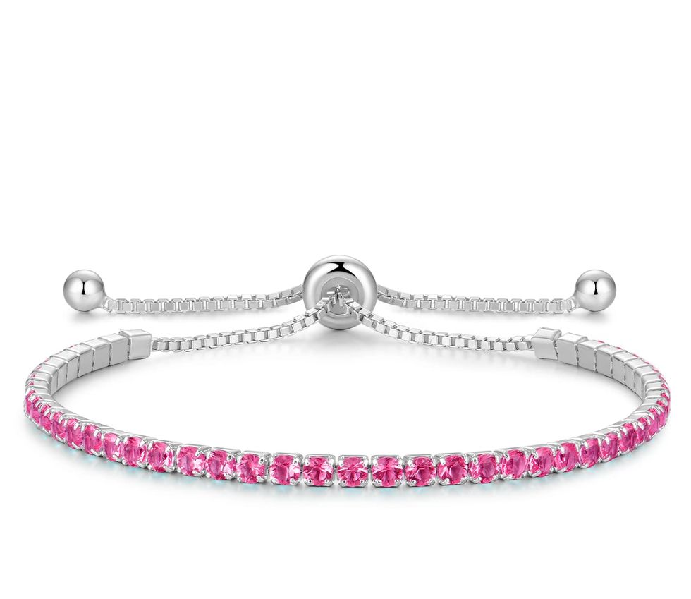 Pink Tourmaline Tennis Bracelet 