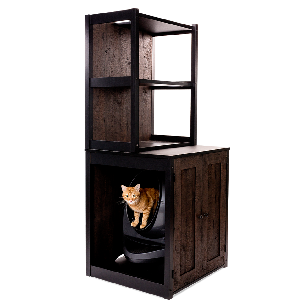 Litter Box Storage Cabinet