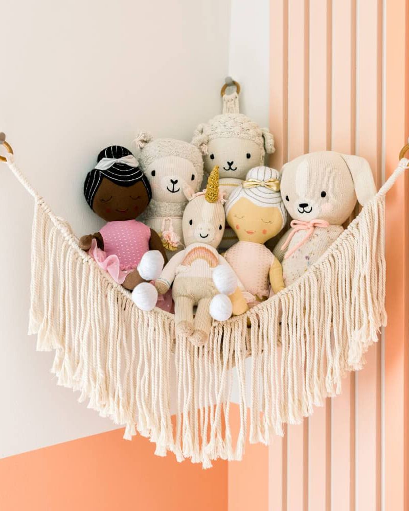 How To Make A Beautiful And Simple Stuffed Animal Storage