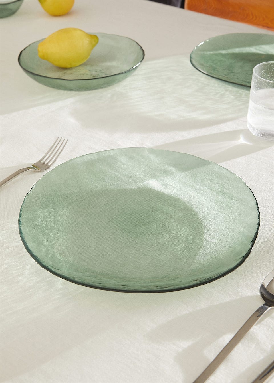 Plato llano 100% cristal