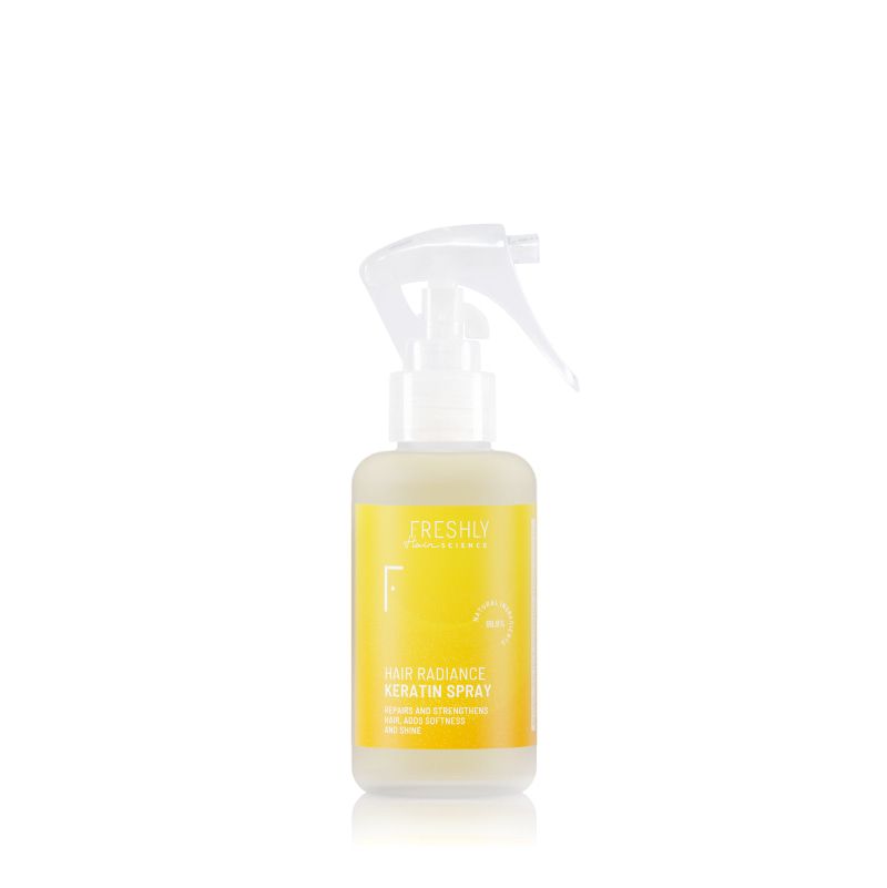 Hair Radiance Keratin Spray, prodotto di protezione e riparazione aumenta la resistenza dei capelli ai danni termici e al sole