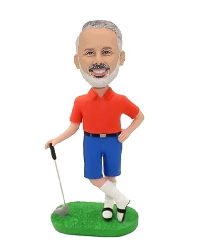 Custom Golfing Bobblehead