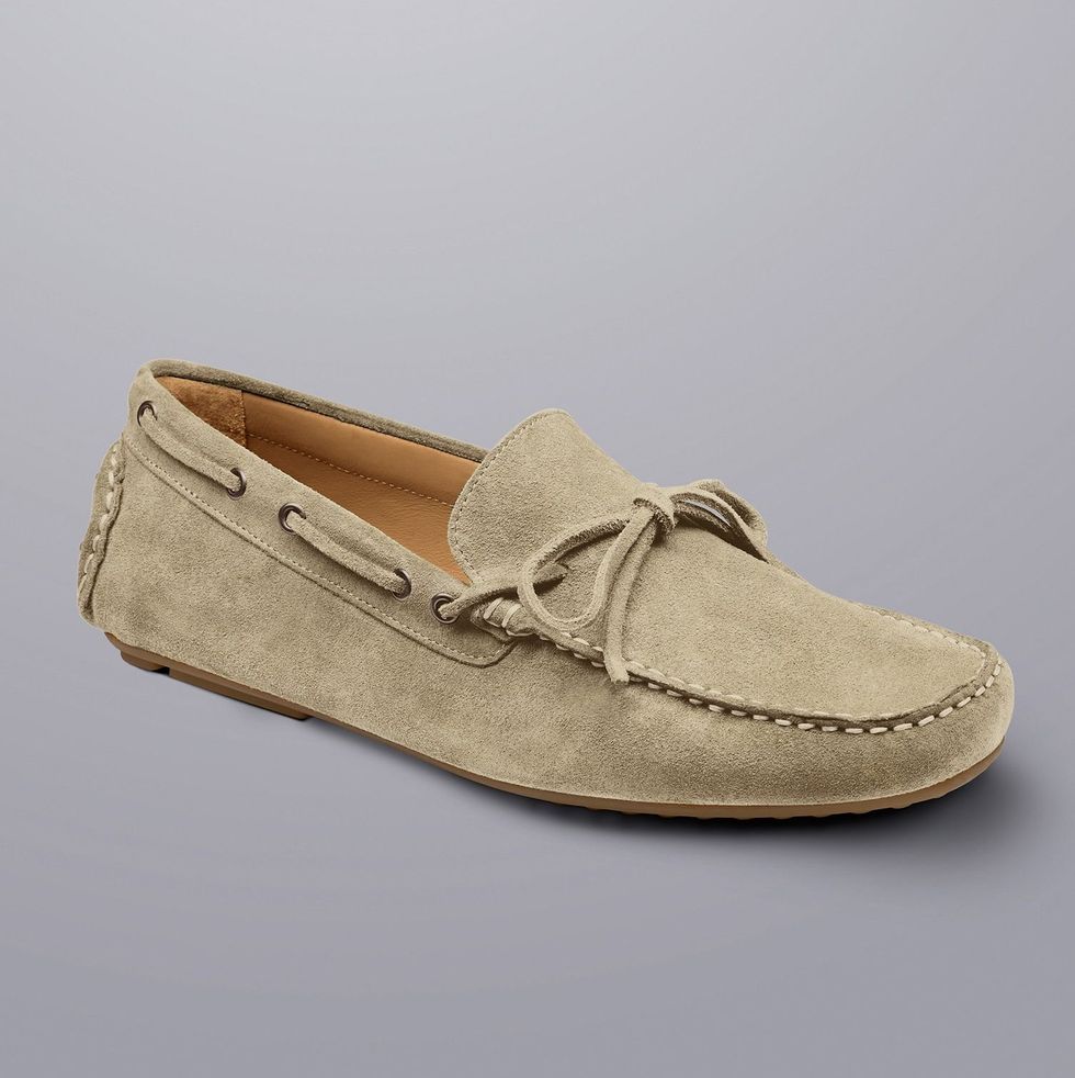 Suede Driving Loafers