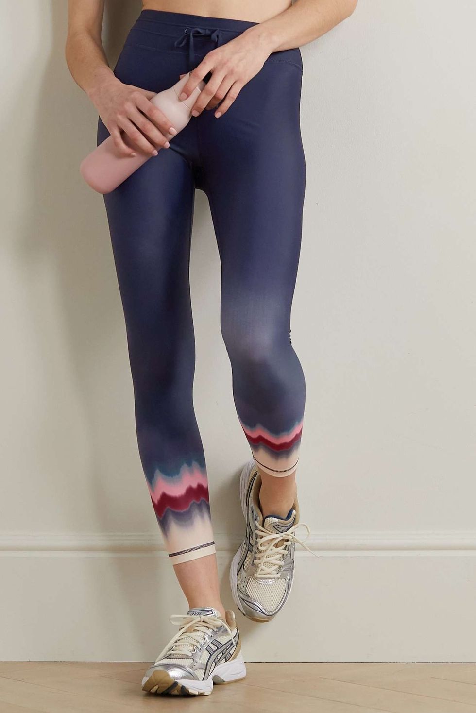 Universe 7/8 printed stretch recycled leggings