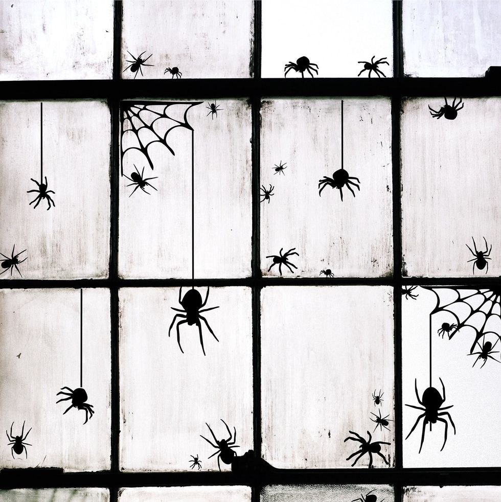Spider Halloween Window Stickers