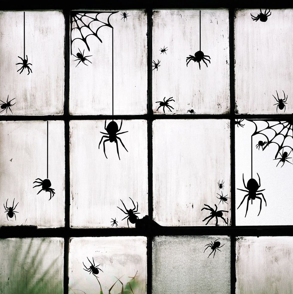 Spider Halloween Window Stickers