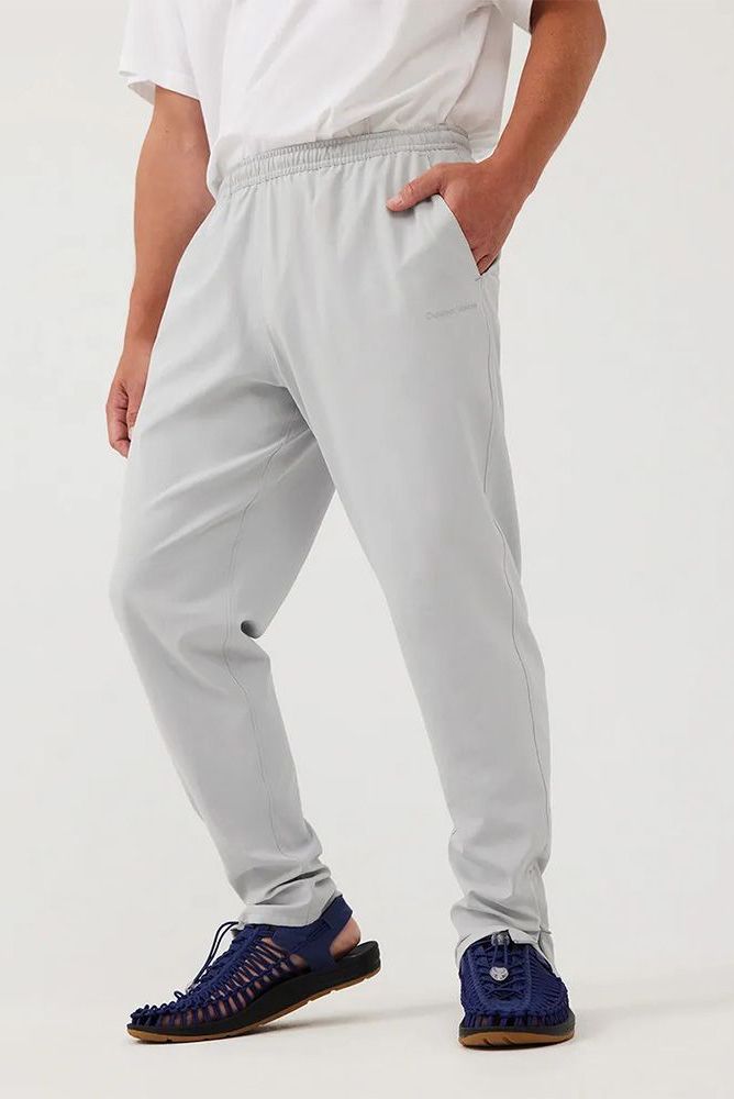 Yellow High Stride Lounge Pants by Outdoor Voices on Sale