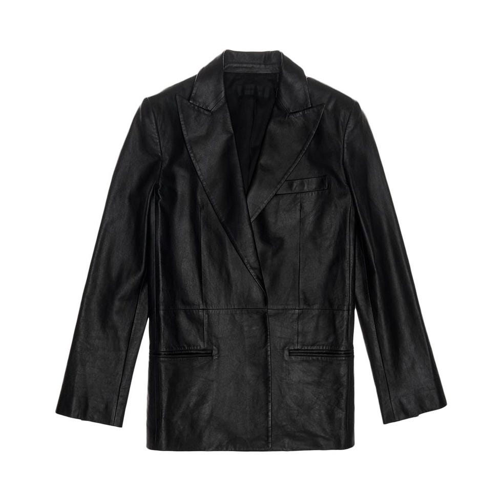 Leather Blazer