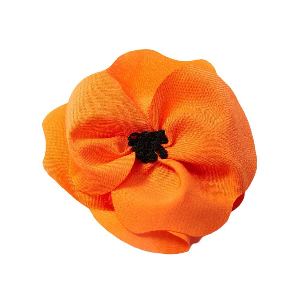 Poppy Flower Handcrafted Pin Set 