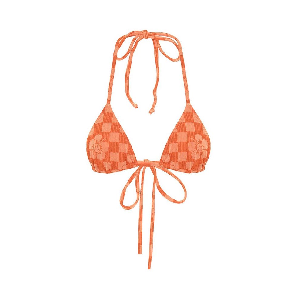Happy Check Triangle Bikini 