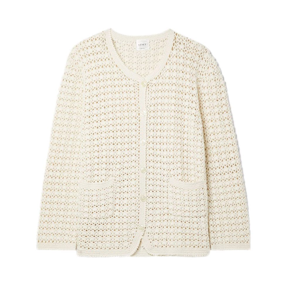 Lucy Crochet Boxy Cardigan