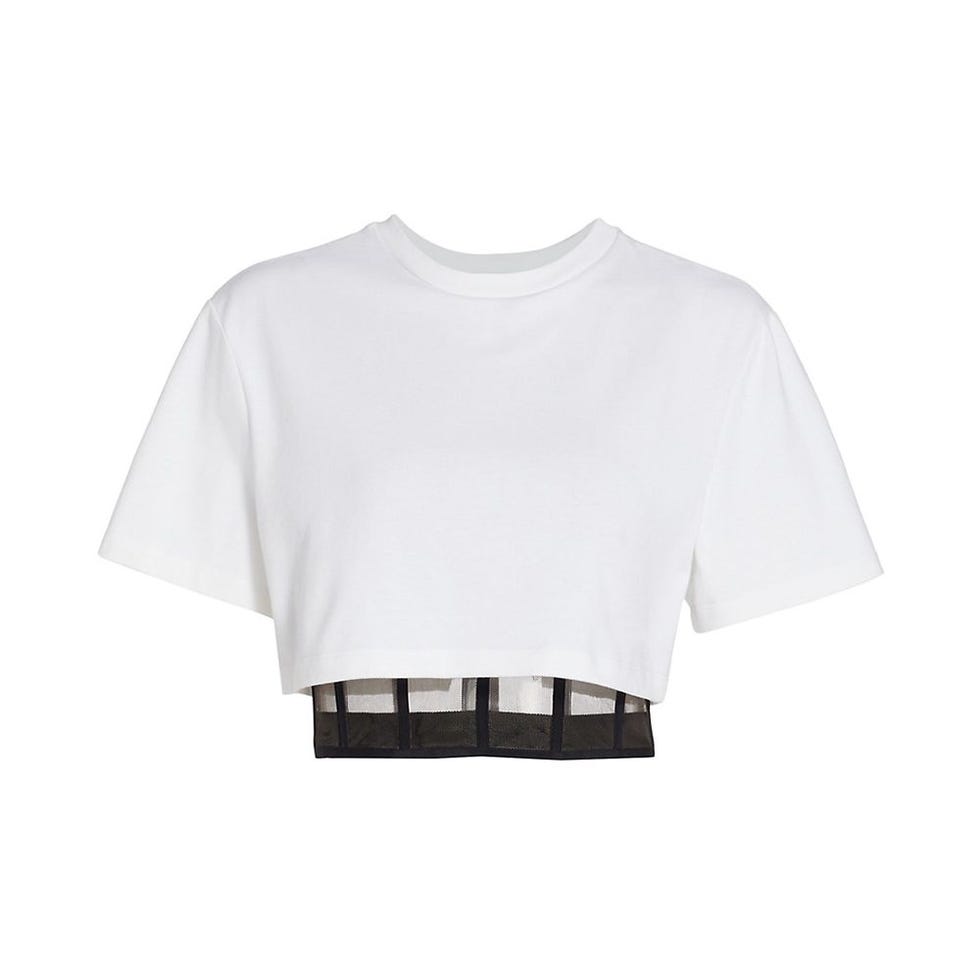 Cropped Layered T-Shirt  