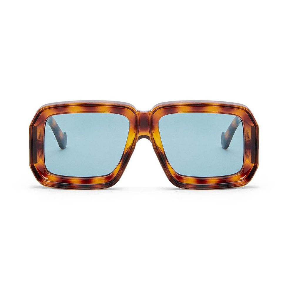Oversized Square Monochromatic Sunglasses