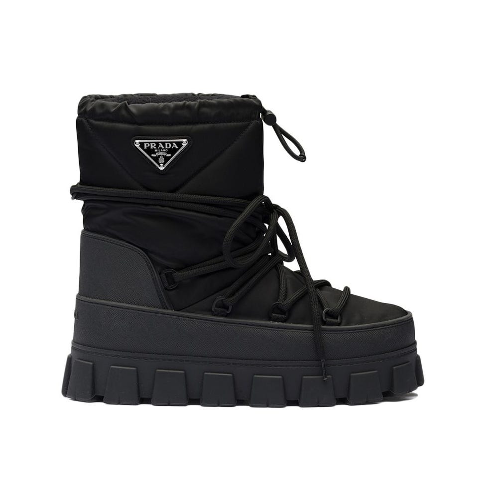 Nylon Gabardine Apres-Ski Boots 