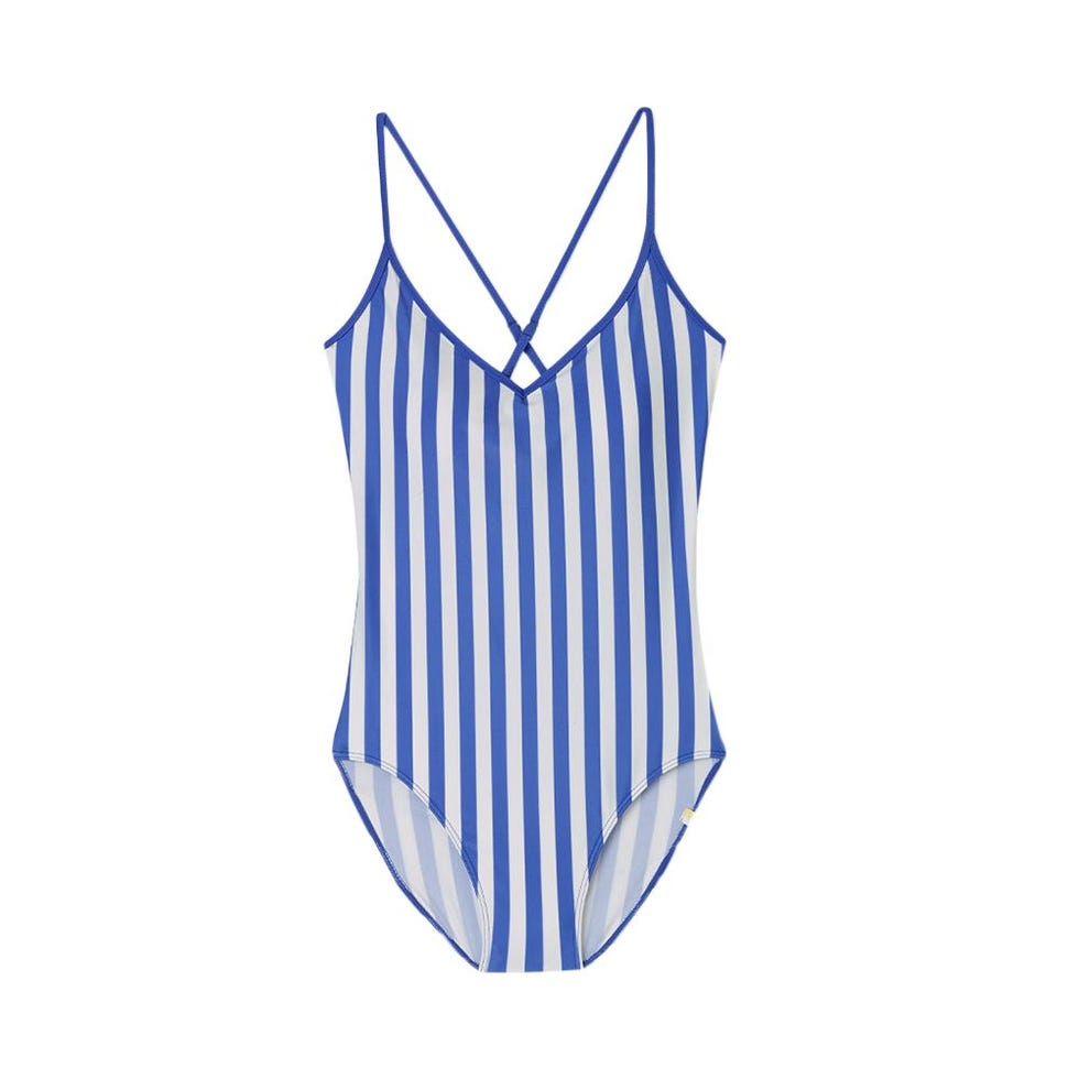 The Contrast V-Neck Classic One-Piece