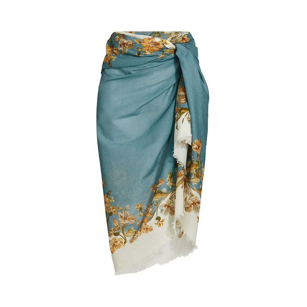 Women's Knotted Floral Sarong