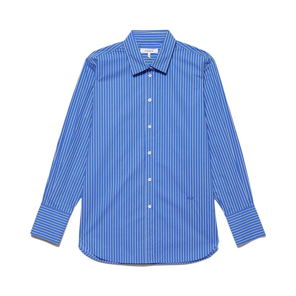 The Oversized Shirt in Cornflower Multi