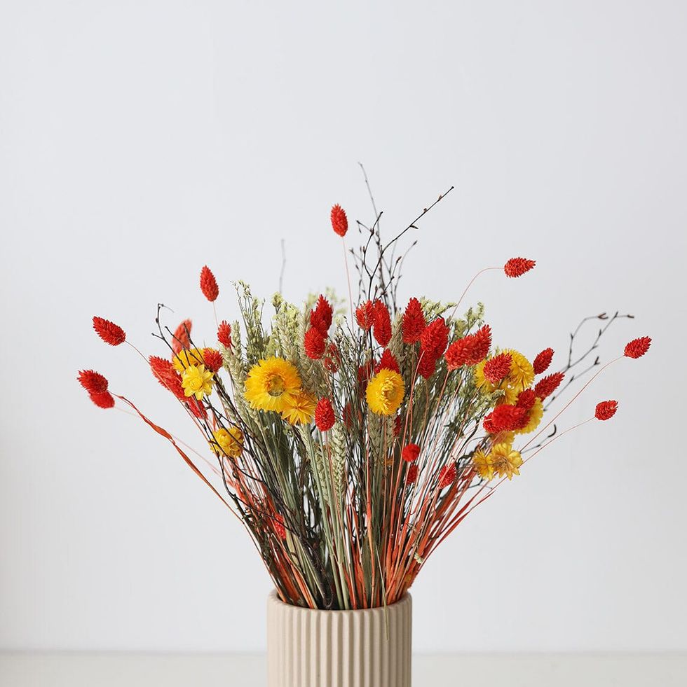 Light Blue Dried Flower Bunch | Dried Flowers, Floral Arrangements |  Florist, DIY, Create your Own Bouquet