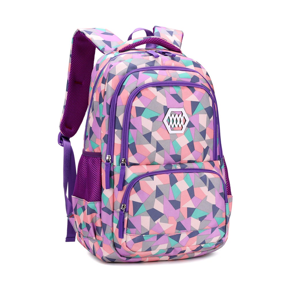 Geometric Print Backpack