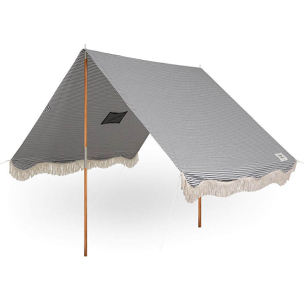 Premium Beach Tent - Lauren's Navy Stripe