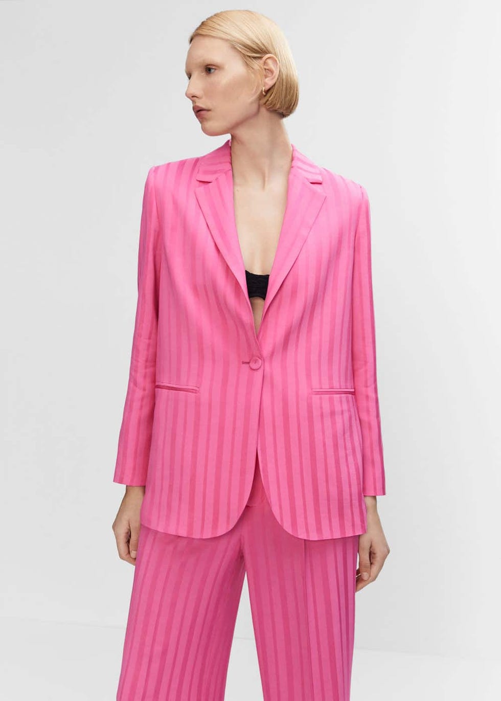 Striped Suit Blazer