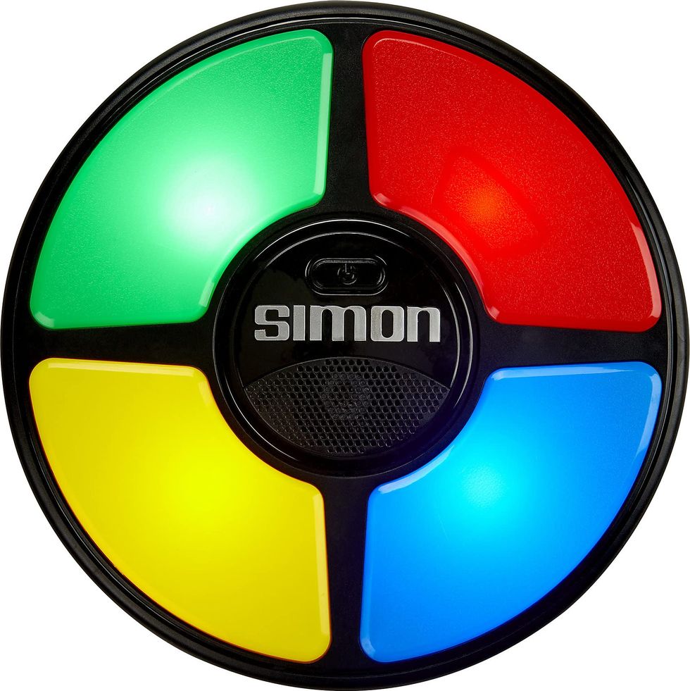 Simon Handheld Electronic Memory Game with Lights and Sounds for Kids Ages 8 and Up