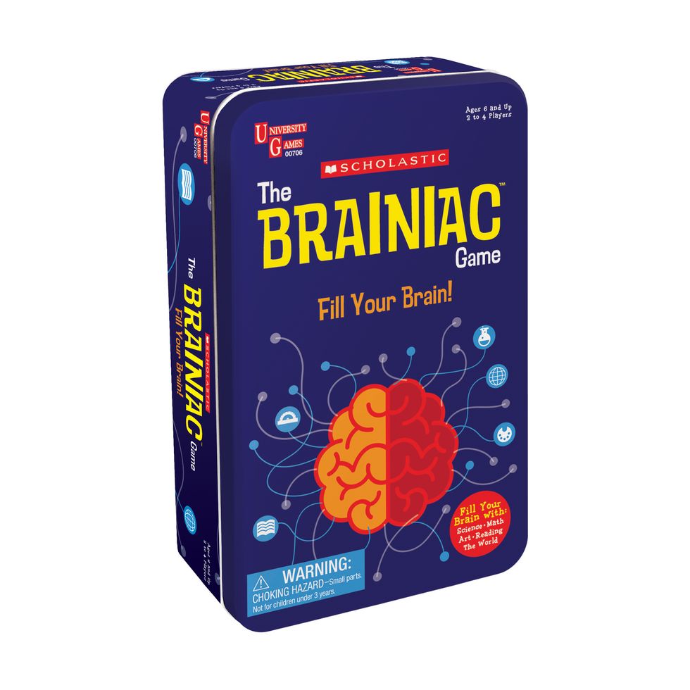 Scholastic Brainiac Game Tin