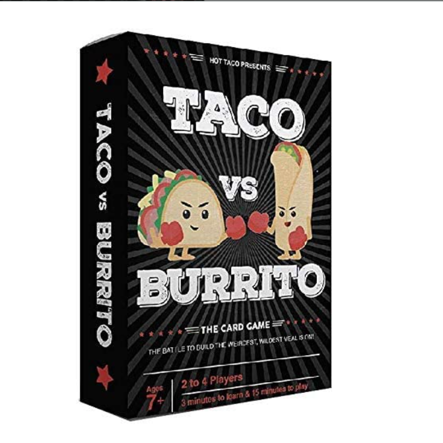 Taco vs Burrito Jogo de Cartas
