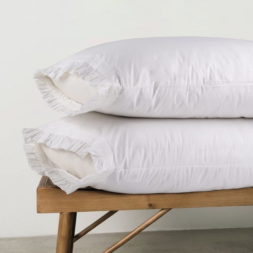 100% Cotton Pillowcases with Ruffles