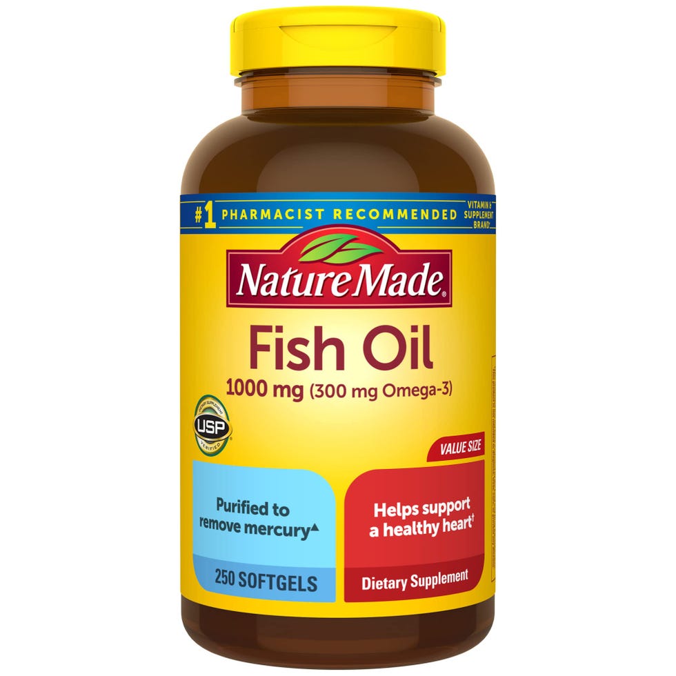 Fish Oil 1000 mg Softgels, Omega 3