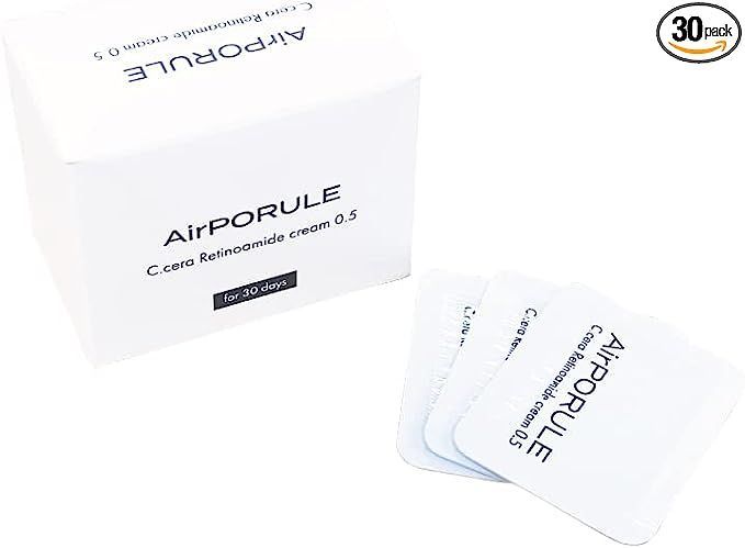 AirPORULE エアポルール Cセラレチノアミドクリーム0.5 30包 美容クリーム レチノール ナイアシンアミド ビタミンC誘導体 ヒト型セラミド